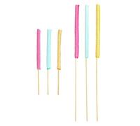 Maximex Ensemble de bâtonnets microfibre 6 pièces, plumeau en microfibres Multicolore