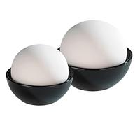 Maximex lot 2 Saturateurs sphérique céramique Rondo | Humidification des pièces sèches lors de la période de chauffage| Design à poser | Optimisation bien être| 200 et 50 ml | 9x8 cm et 12x10 cm