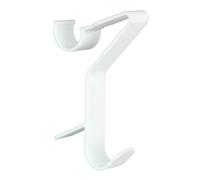 Maximex Lot de 3 crochets pour radiateur de salle de bain, en plastique ABS, 2,5 x 13 x 8,8 cm, blanc