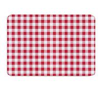 Maximex Nappe découpée Individuellement - Motif Intemporel à Carreaux Rouges - Facile à Nettoyer - Résistante aux intempéries - pour Table de Jardin et de Camping - 180 x 140 cm