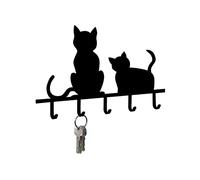 Maximex Porte-clés Chats avec 5 crochets Noir