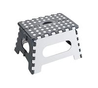 Maximex Tabouret pliant Secura, escabeau pliant, extrêmement robuste et d'une capacité de charge atteignant 350 kg, surface de marche antidérapante extra-large, matière robuste, 35 x 22 x 27 cm