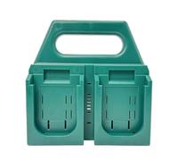 Maxitino Étui de rangement pour batterie à 4 emplacements compatible avec Makita 18 V, portable et robuste, peut contenir 4 batteries pour sacs à outils et chantier, rangement et transport faciles