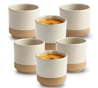 Maxito Lot de 6 tasses à expresso de 100 ml - Design moderne pour expresso en céramique - Idéales comme tasses à expresso - À paroi épaisse