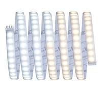 Paulmann 70533 MaxLED 1000 Strip LED Tunable White Strip individuel IP44 27W 1020lm/m gradable 2,5 m Argent plastique 108LEDs/m