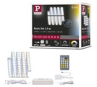 Paulmann 70531 MaxLED 1000 Strip LED Tunable White kit de base IP44 17W 1020lm/m gradable 1,5 m Argent plastique 108LEDs/m