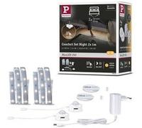 Paulmann Ruban LED Kit de base 78894 – 2 x 1 m, connecteur mâle 24 V, blanc chaud – 1 set