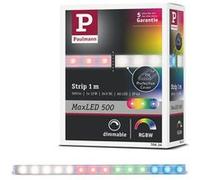 Paulmann Ruban LED MaxLED 70634 RGBW 1 m 12W 24V avec connecteur mâle blanc chaud Argent