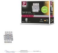 MaxLED 500 Strip LED Kit de base 1,5m blanc chaud 5,5W 550lm/m 2700K 20VA Argent G