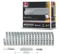 Paulmann 70907 Function MaxLED 500 Kit de base 10m, Bluetooth, 2700K blanc chaud, 53,5W, 230/24V, Argent