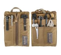 MAXPEDITION Platy Organiseur de poche, pochette à outils EDC durable pour homme, portefeuille tour de cou avec cordon en paracorde, peut contenir une lampe de poche, des outils multiples, un stylo, un