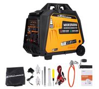 MaXpeedingrods Dual Fuel Power Generator Inverter Generator 3500W Portable 25kg for Notes