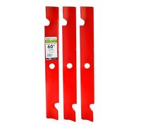 MaxPower 561139B Lot de 3 Lames Robustes pour Coupe Exmark 60" Remplace OEM n° 103-6403, 103-6403-S, 140-1240