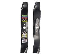 MaxPower 561531 Lot de 2 lames pour coupe MTD 38" Remplace 742-0610, 742-0610A, 942-0610A