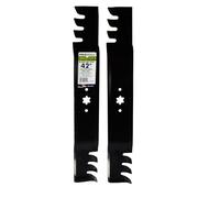 MAXPOWER 561532XB Lot de 2 Lames de paillage commerciales pour tondeuses Cut MTD, Cub Cadet, Troy-Bilt, remplace OEM n° 942-0616, 742-0616, 942-04126