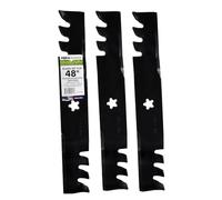 Maxpower 561735 X Commercial Mulching Lot de 3 Lames pour 121,9 cm Cut Poulan/Husqvarna/Craftsman Remplace 173921, 532173921