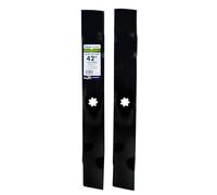 Maxpower 561811B Lot de 2 Lames 3-N-1 pour de Nombreux modèles de tondeuses John Deere de 107 cm, remplace Les modèles GX22151 et GY20850