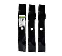 Maxpower 561812 Jeu de 3 lames pour John Deere 48" - Remplace GX21784 et GY20852