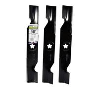 MAXPOWER Cut Craftsman, Husqvarna, Poulan Lot de 3 Lames pour Tondeuse 121,9 cm Remplace Les modèles OEM #'s 173920, 180054, PP24005 Noir