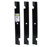 MaxPower Lot de 3 Lames de Tondeuse à Levage élevé pour de Nombreuses tondeuses Exmark de 152,4 cm Remplace Les modèles OEM #'s 1-633483, Bad Boy 038-2007-00, 105771803, 133-2127