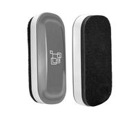 maxtek Effaceur Tableau Blanc, 2 Pièces Brosse Tableau Blanc Magnetique, Aimant puissant, conception ergonomique, Accessoires Essentiels pour L’école, Le bureau et La maison(Gris)