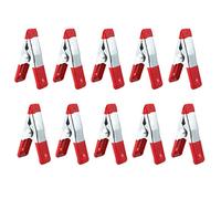 Maxtonser Lot de 10 pinces à ressort en métal 5,1 cm pour photos avec pointes souples