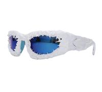 Maxtonser Lunettes de soleil cloutées uniques et tendance à pointes accrocheuses pour Halloween, fêtes et usage quotidien