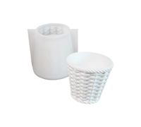 Maxtonser Moule en silicone réutilisable pour bougies faites à la main pour créer des paniers artisanaux, des bijoux et des pots de fleurs