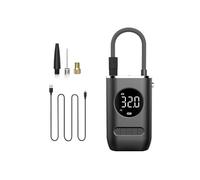 Maxtools, BAC100, Compresseur d'Air Alimenté par Batterie, avec écran LCD Numérique et Lampe de Poche LED pour Vélo, Voiture, Moto, Scooter, Ballon