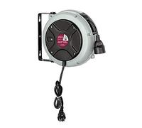 MAXTOOLS Mini enrouleur électrique, Gris, 8 m