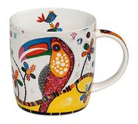 Maxwell & Williams Smile Style Tasse Oiseau Coloré dans Boîte Cadeau Toucan Tango Porcelaine Multicolore 370 ml