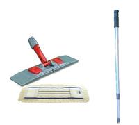 maxxi4you Set de serpillère Premium avec manche télescopique 50 cm + 1 serpillère en coton