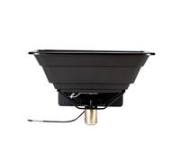 MAXXTUFF Épandeur de parcelle Alimentaire, capacité de 22,7 kg, semoir de Diffusion ATV 12 V pour graines, Engrais et Aliments pour Cerfs, Portail d'arrêt réglable, Support Universel pour VTT avec