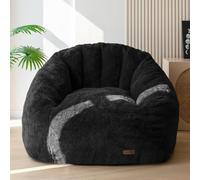 MAXYOYO Fauteuil Gonflable Adulte, Pouf Coquillage avec Rembourrage Doux, Canapé Lit en Fausse Fourrure pour Chambre et Salon
