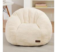MAXYOYO Pouf pour enfants, canapé en forme de coquillage pour garçons et filles, pouf pour tout-petits, canapé de sol doux en fausse fourrure pour jeux et chambre d'enfant