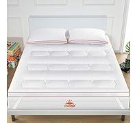 Maxzzz Surmatelas 180 x 200 en Microfibre Respirant, sur-Matelas Haute Densité de 1200Gr/m² Epaisseur Confort 5 cm