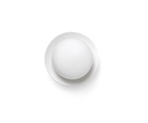 MAY Applique/ Plafonnier Blanc