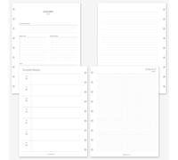 MAY PAPER CO. Recharge de planificateur hebdomadaire HP 2027 - Semaine sur deux pages pour agenda classique Happy Planner - 9 disques - 17,8 x 23,25 cm (hebdomadaire avec grille)