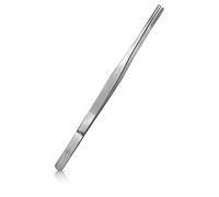 May Pince de cuisine droite 35 cm pince à barbecue acier inoxydable | Pince de cuisine extra longue lavable au lave-vaisselle pour rôtir en toute sécurité