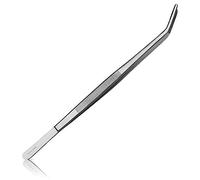 May - Pince du chef - Pinces cuisine - Pince à rôtir - Pince à Grill - Pincettes cuisinier - Pince courbées - Utensiles de cuisine - Longuer: 30 cm - Inox