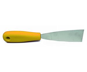 Maya 88042 - spatule Acier inoxydable, rigide, MANCHE Plastique, 40 mm, Jaune