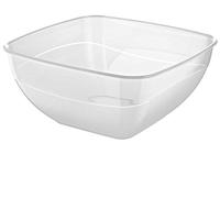 Maya Professional Tools 031240t Bol carré Pearl Nº3, 5 litres, transparent