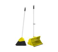 Maya Professional Tools 09020 Set balai et pelle avec fermeture, jaune