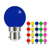 MAYCOLOR Ampoule B22 Couleur Baionnette 3W Equivalent 30W 240 Lumen, Guirlande Guinguette LED B22 pour Intérieur Jardin Balcon Maison Mariage Fête Noël, Not dimmable, Lot de 20