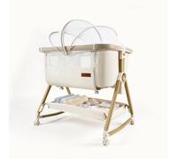 Maydolly Berceau cododo bébé 3 en 1 avec roulettes pour lit Adulte | 6 hauteurs réglables, fonction de bercement, matelas et sac de transport inclus, pliable, lit bébé, berceau, lit de voyage