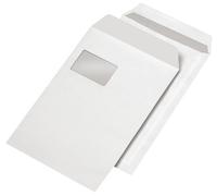 mayer-network 30005318 Versandtaschen C4, blickdicht, mit Fenster, haftklebend, 120 g/qm, weiß, 250 Stück