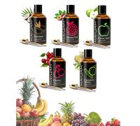 MAYJAM 1 pièce 100ml/3,38fl.Oz Huiles de parfum de fruits pour diffuseur, humidificateur, cire parfumée, spray d'ambiance, soin corporel doux, arôme fruité frais et durable, fraise, pastèque, citron v