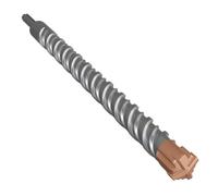 Maysay Foret à béton SDS Plus 40 x 600 mm avec 4 tranchants en carbure - Pour pierre, béton, bois, brique et carrelage