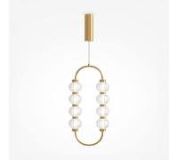 Maytoni Amulet lampe suspendue 1x16 W transparent-doré MOD555PL-L11G3K