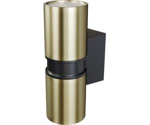 Maytoni Applique extérieure Bowery laiton, GU10, 50W, IP54, 2 flammes, or